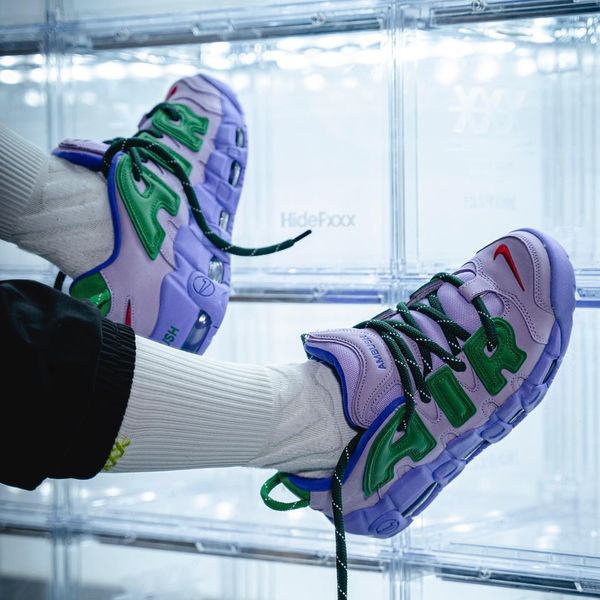 Air more uptempo iridescent online